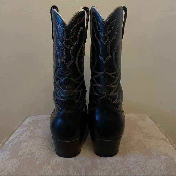 Mexican boots “El Vaquero “ size 7.5 men’s color black original letter Unisex!! - Picture 1 of 11